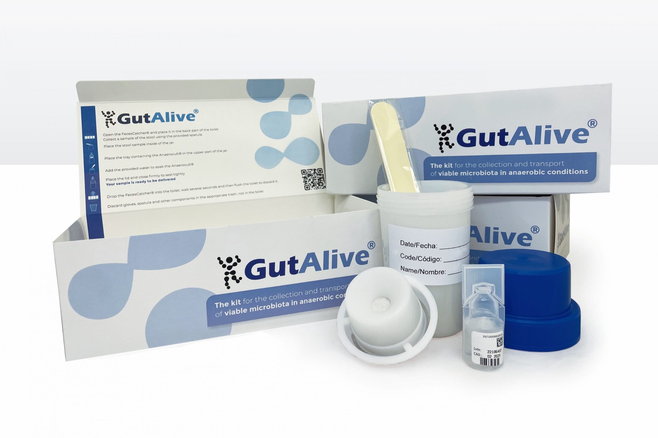 ¡Nuevo GutAlive®! kit anaeróbico para recogida de microbiota